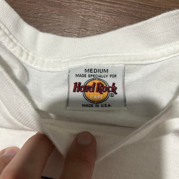 Hard Rock Cafe San Diego Graphic Tee White Made in USA Size Medium - Picture 4 of 5
